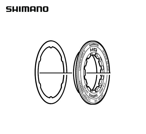 Shimano CS-6600 Lockring Washer 12T Y1ZD98020