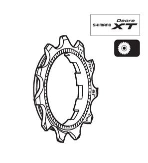 Shimano CS-M760 9SP Sprocket Wheel 11T Y1ZA11001