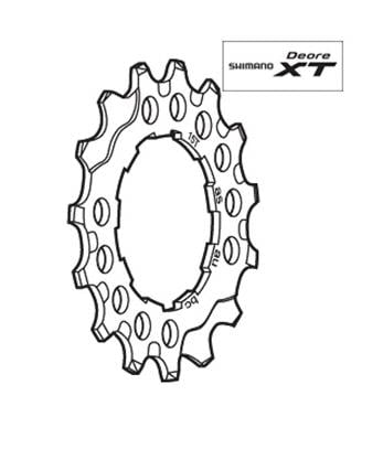 Shimano CS-M760 Sprocket Wheel 15T Y1ZA15451