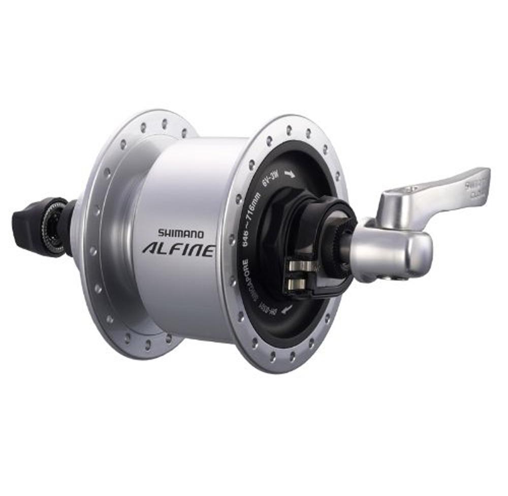 Shimano DH-S501 Alfine Dynamo 32H Center Lock Hub Silver
