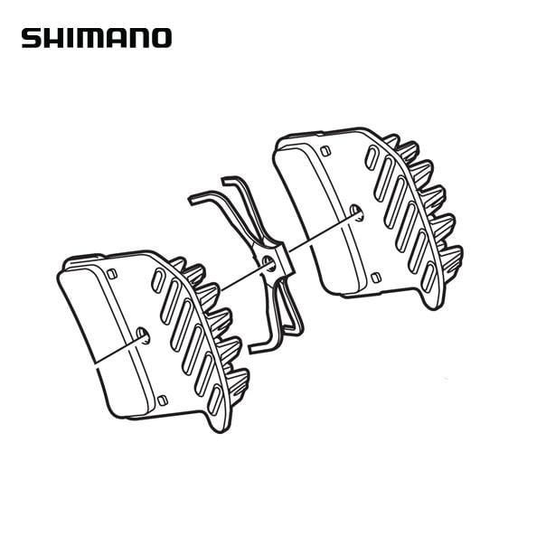 Shimano Disc Brake Pads BR-M820 Metal H03C Y8VT98020