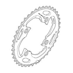 Shimano FC-M782 Chainring 40T for 3x10SP Y1NV98020