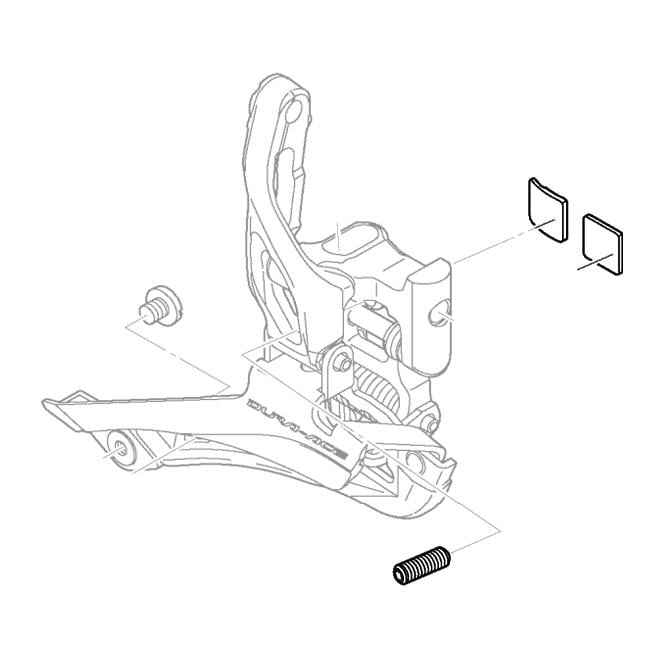 Shimano FD-9000 Support Bolt Plate Y5NF98030