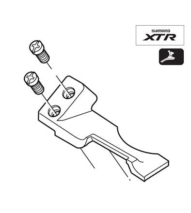 Shimano FD-m970 Adjuster Screw Plate Y5K498010