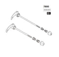 Shimano R7800 duraace qr lever set F-Y25R98010 R-Y3B990100