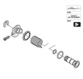 Shimano RD-6600G B Axle Unit SS Y5VG98011