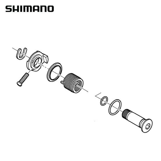 Shimano RD-6700 B Axle Assembly Y5X998010