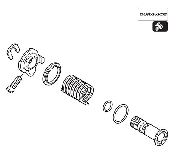 Shimano RD-7800 B-Axle Assembly Y5V598010