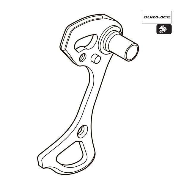 Shimano RD-7800 Right Plate SS Y5V598060