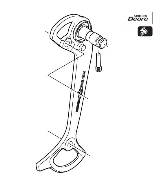 Shimano RD-M530 Outer Plate Y5VM98040
