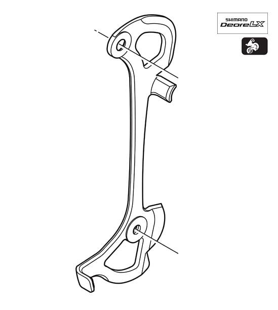 Shimano RD-M581 SGS Plate Y5VA10300