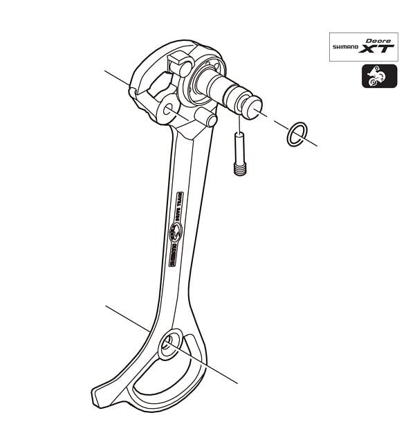Shimano RD-M770 Outer Plate SGS Y5W598050
