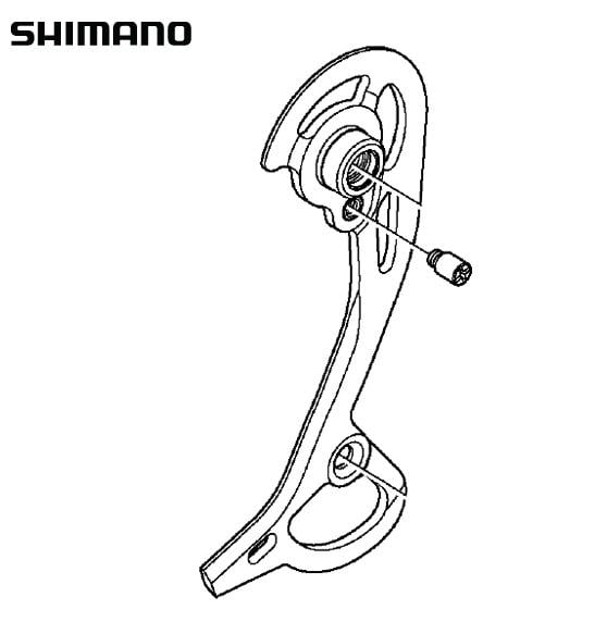 Shimano RD-M972 Right Plate Assembly GS Y5WJ98050