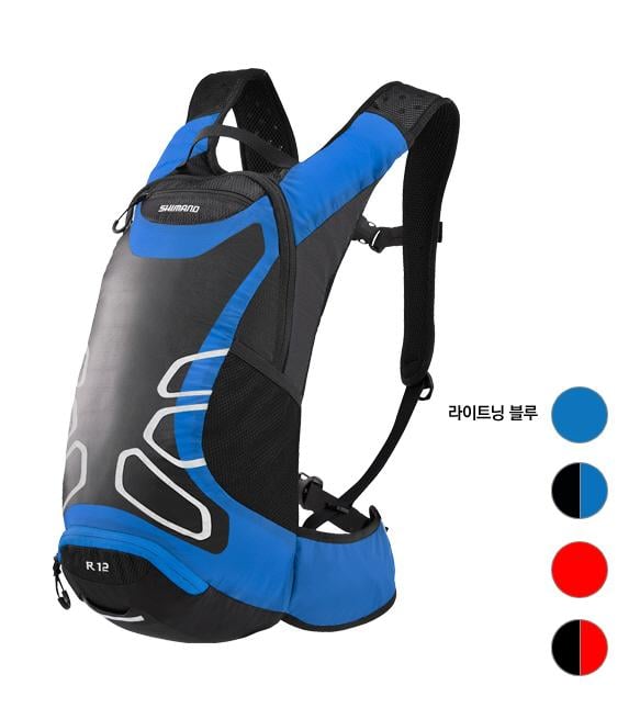 Shimano Rokko R12 Cycling Backpack 12L Lightning Blue
