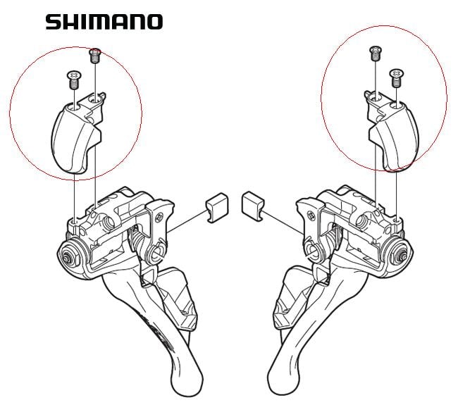 Shimano ST-9000 Name Plate Right Y63X98020