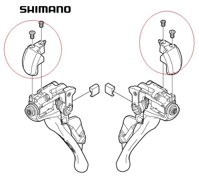 Shimano ST-9000 Name Plate Left Y63Z98020