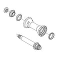 Shimano WH-7850 Hub Axle Assembly Y4EF98010