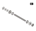 Shimano WH-M765-F Hub Axle Y4BB98010