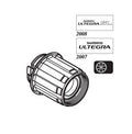 Shimano WH-R600R Complete Freewheel Body Y4BR98120