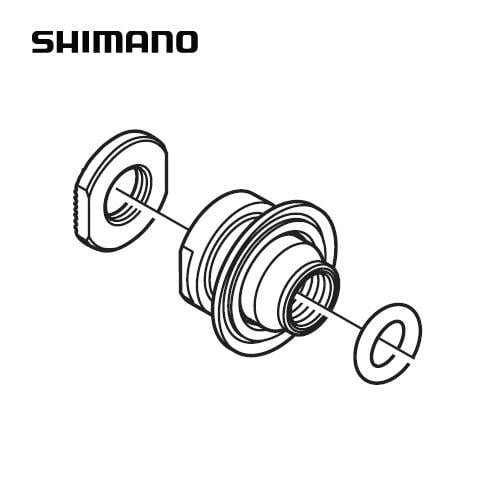 Shimano WH-RS10-F Lock Nut Unit Y4DV98020