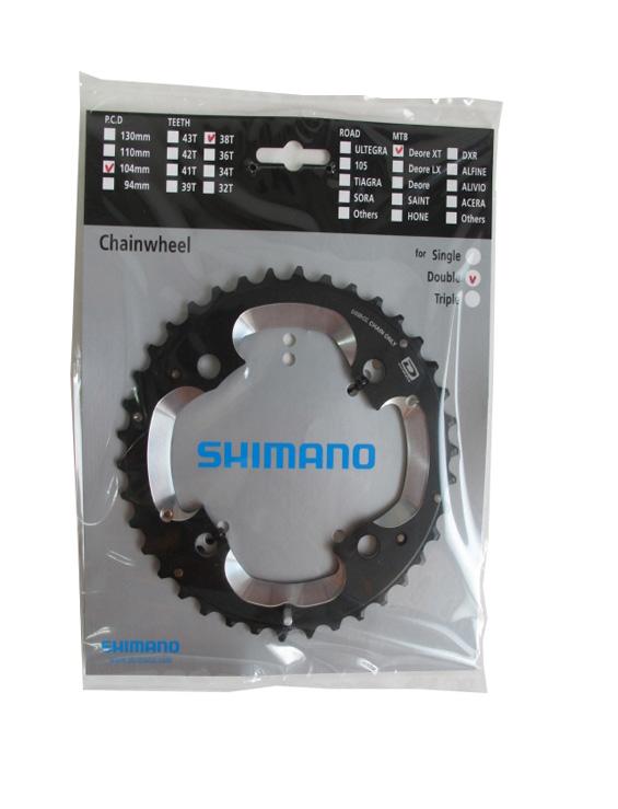 Shimano XT FC-M785 chainring 38T 104mm Y1ML98020