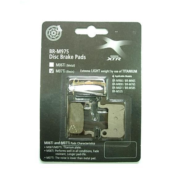 Shimano XTR 07Ti Resin Disc Brake Pads M975
