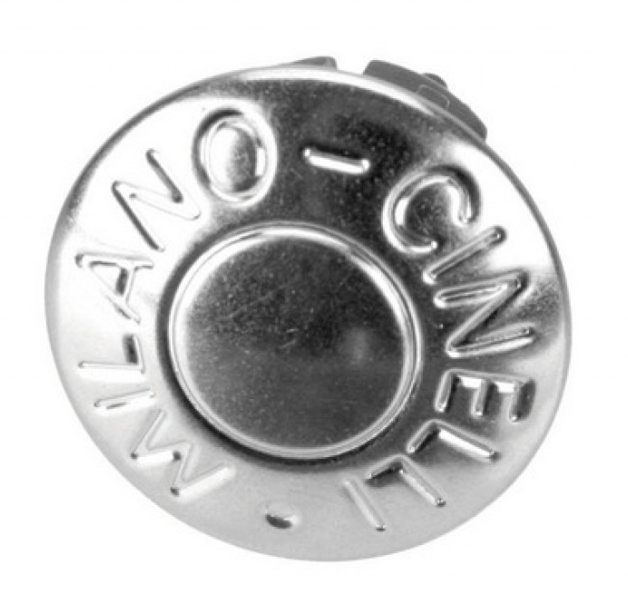 Cinelli Milano Anodized Handlebar Plugs - Silver