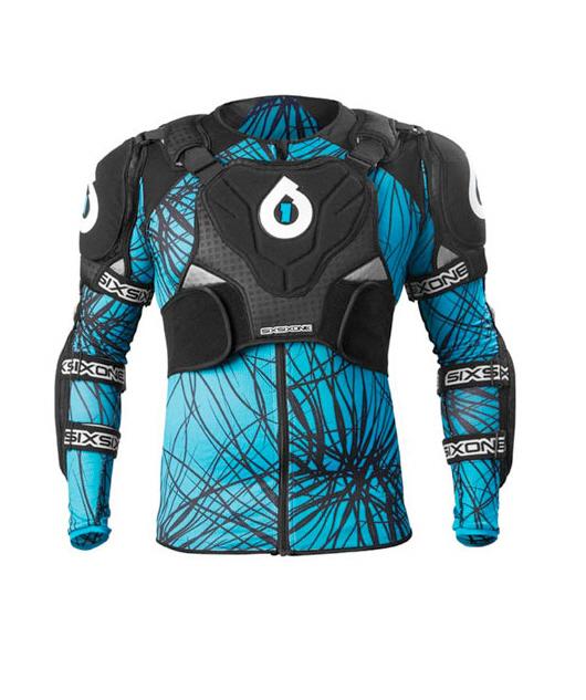 Sixsixone Evo Pressure Suit BLACK CYAN 