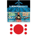 LIGHTWEIGHTS SEA TO SEE (RED+GREEN) DOTS 14pc