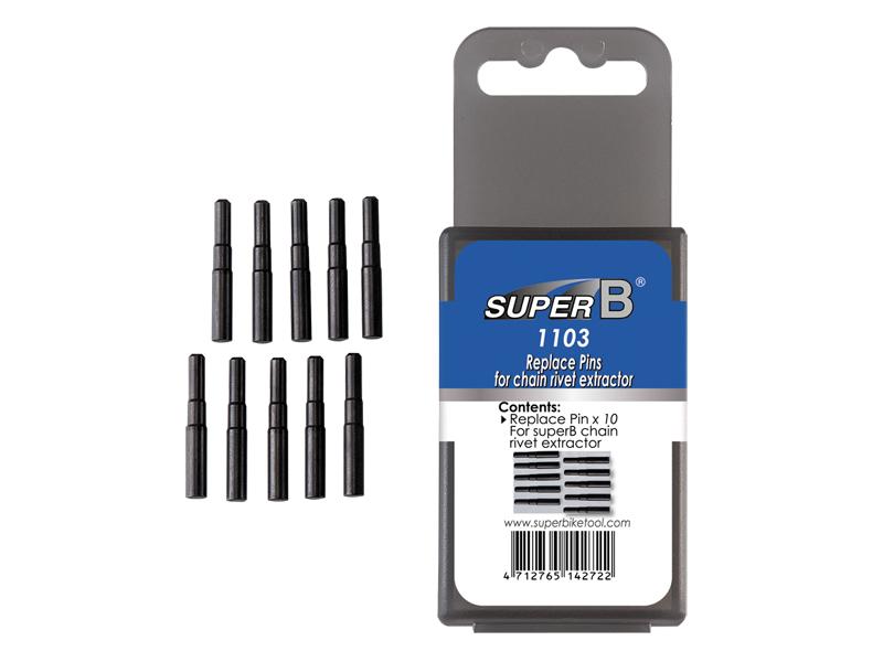 SuperB TB-1103 replace pins set for chain rivet extractor