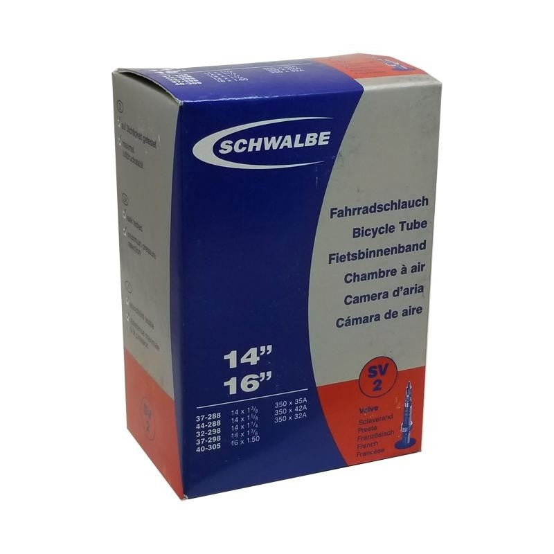 Schwalbe SV2 Presta Tube 14 16