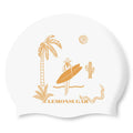 Swim-hero LemonSugar Sand Boarding Silicone Swimming Cap White