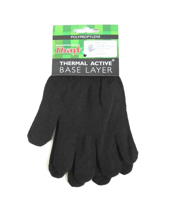 Thaw Thermal Active Base Layer gloves black