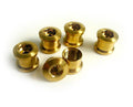 Tiparts Titanium Chainring bolt nut gold 10pc