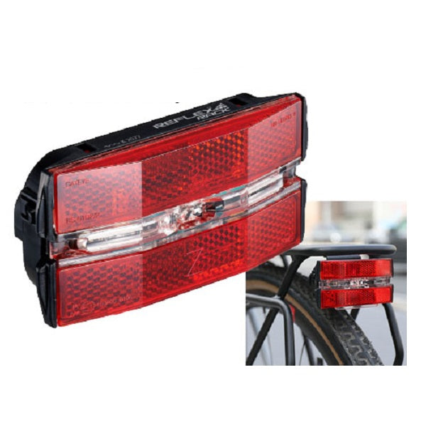 Cateye Rear Light Reflex Rack 220 hours TL-LD580G