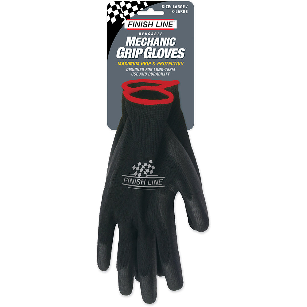 Finish Line Mechanics Grip Glove Lrg/Xlrg