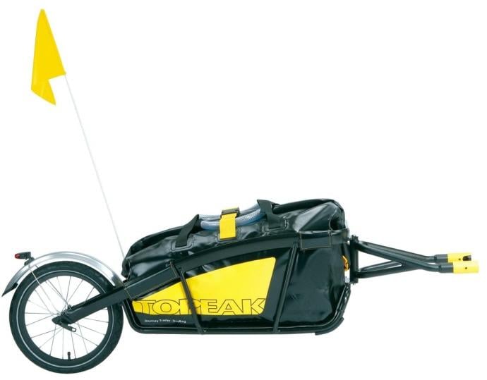 Topeak Journey Trailer and Drybag bicycle trip