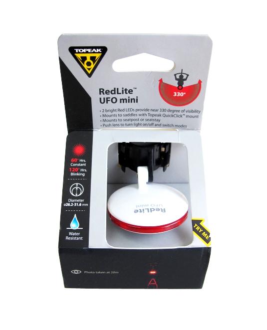 Topeak RedLite UFO Mini-Red Rear Safety Lamp