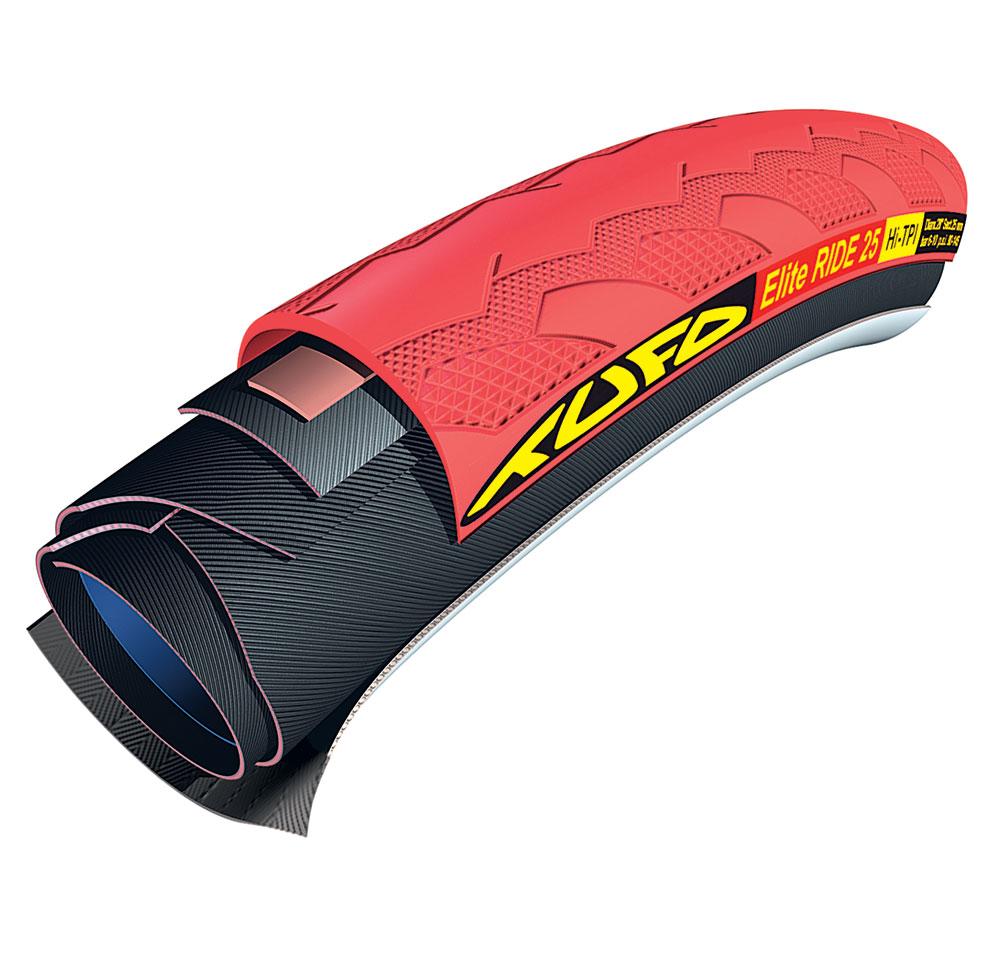 700x23 TUFO ELITE RIDE 23 TUBULAR RED