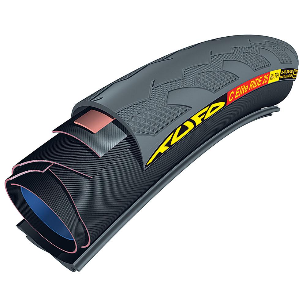 700x23 TUFO C ELITE RIDE 23 TUBULAR-CLINCHER BLACK