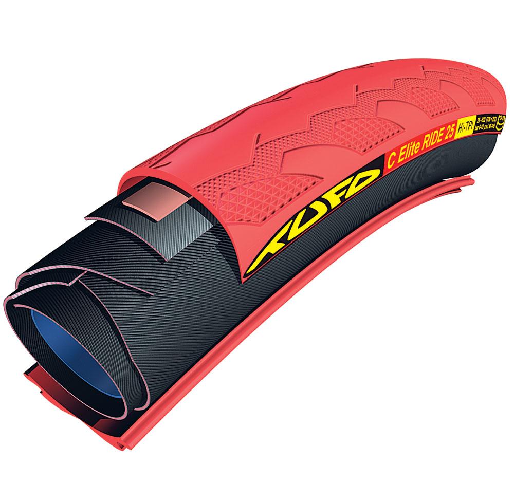 700x23 TUFO C ELITE RIDE 23 TUBULAR-CLINCHER RED