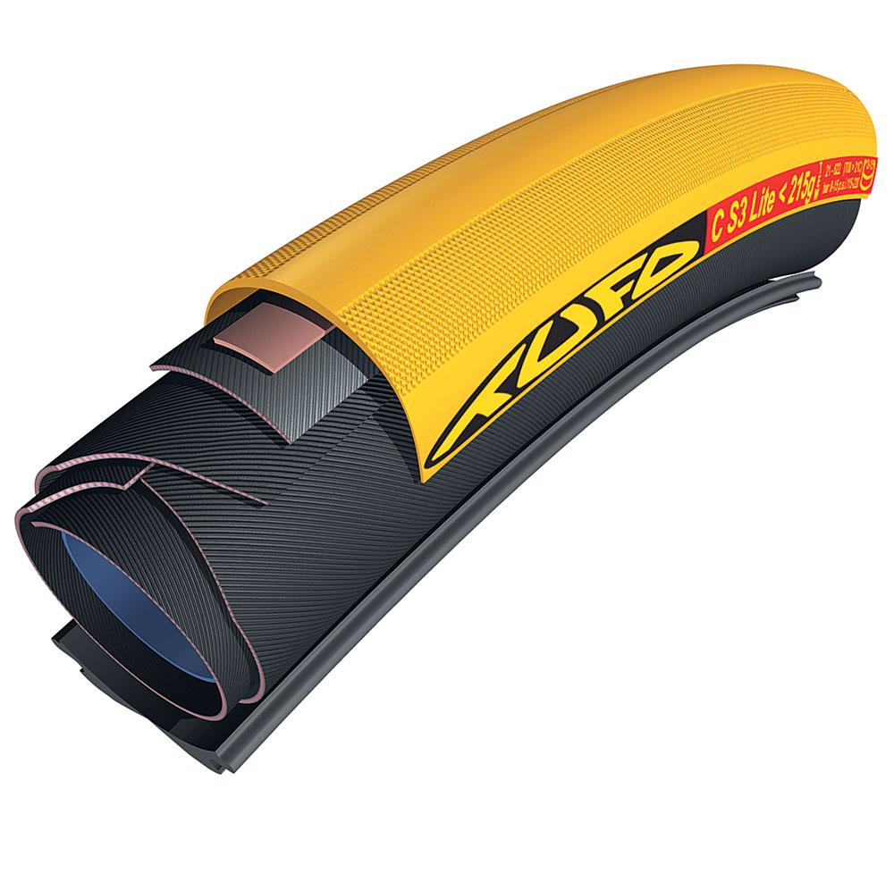 700x21 TUFO C S3 LITE TUBULAR-CLINCHER YELLOW