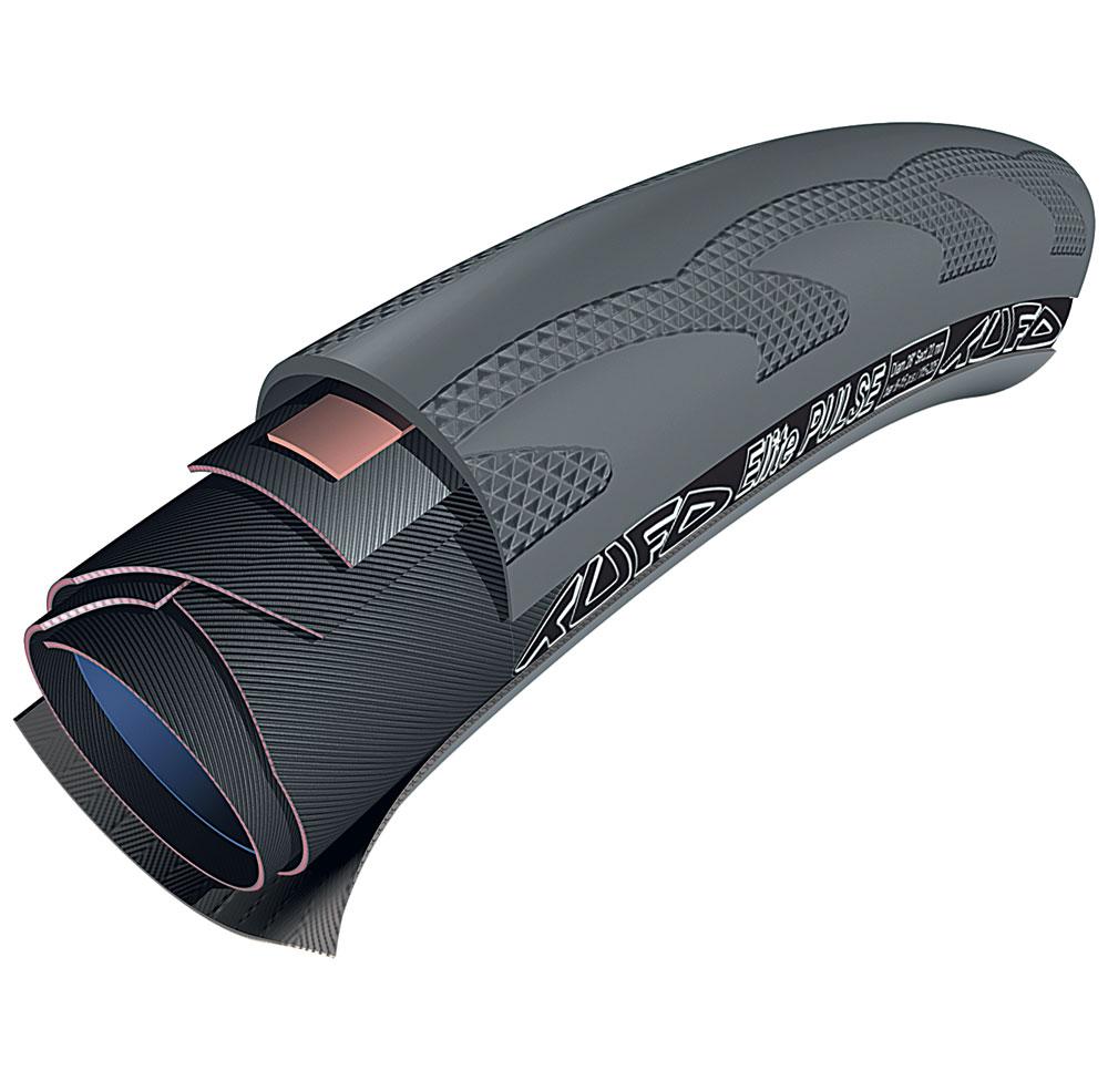 700x22 TUFO ELITE PULSE TUBULAR BLACK