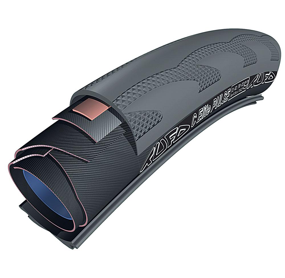 700x22 TUFO C ELITE PULSE TUBULAR-CLINCHER BLACK
