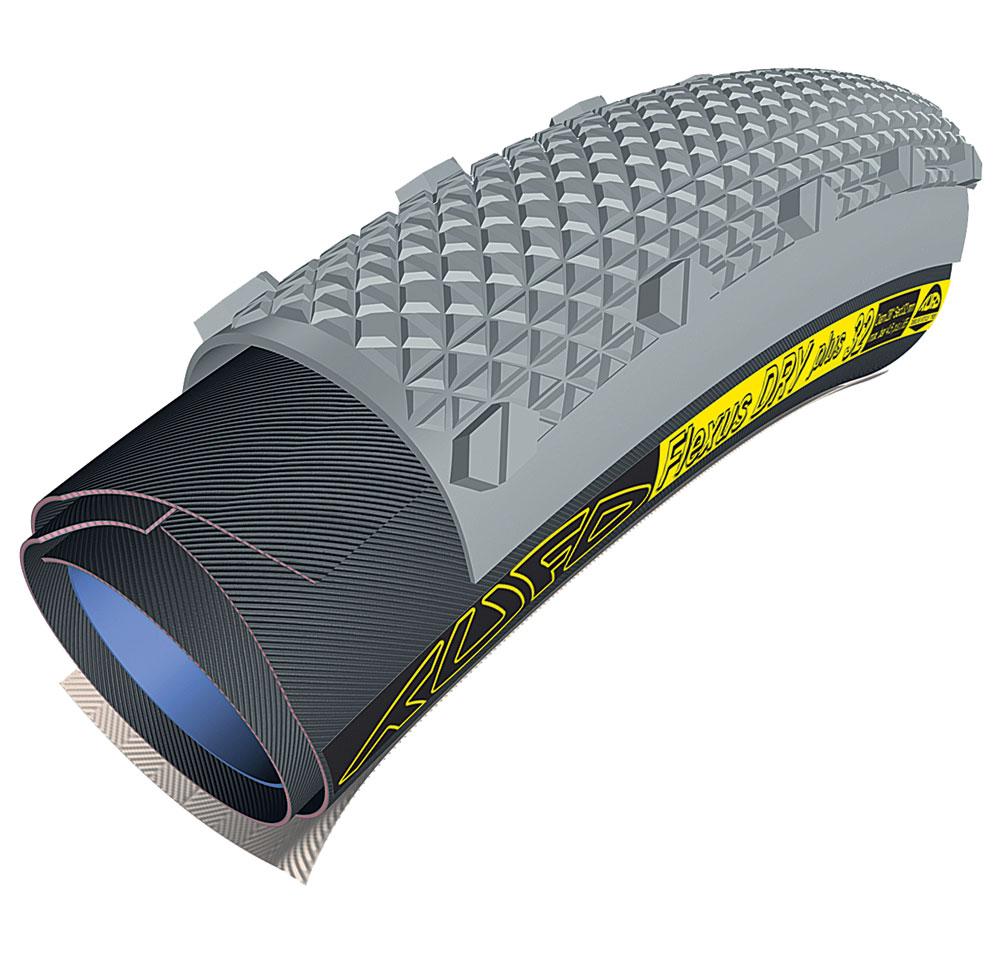 700x32 TUFO FLEXUS DRY PLUS TUBULAR GREY