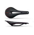 Elfama Saddle TRONO 140X275mm Black Red