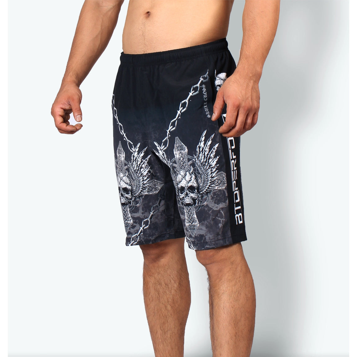 Btoperform TRS-06 Training Shorts SKULL CROSS