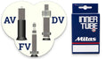 MItas Tube 28 x 1.1-1.75 AV48 28/47 -622/635