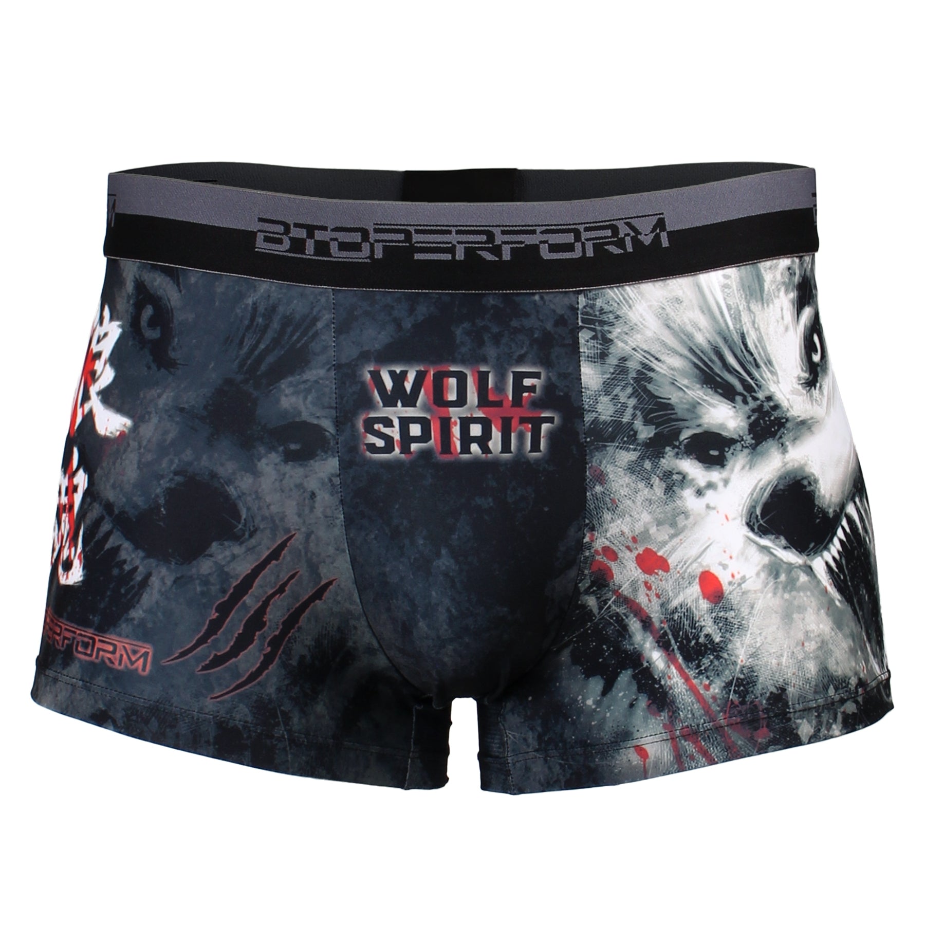Btoperform Underwear Printed Box Underpants UB-310 WOLF SPIRIT