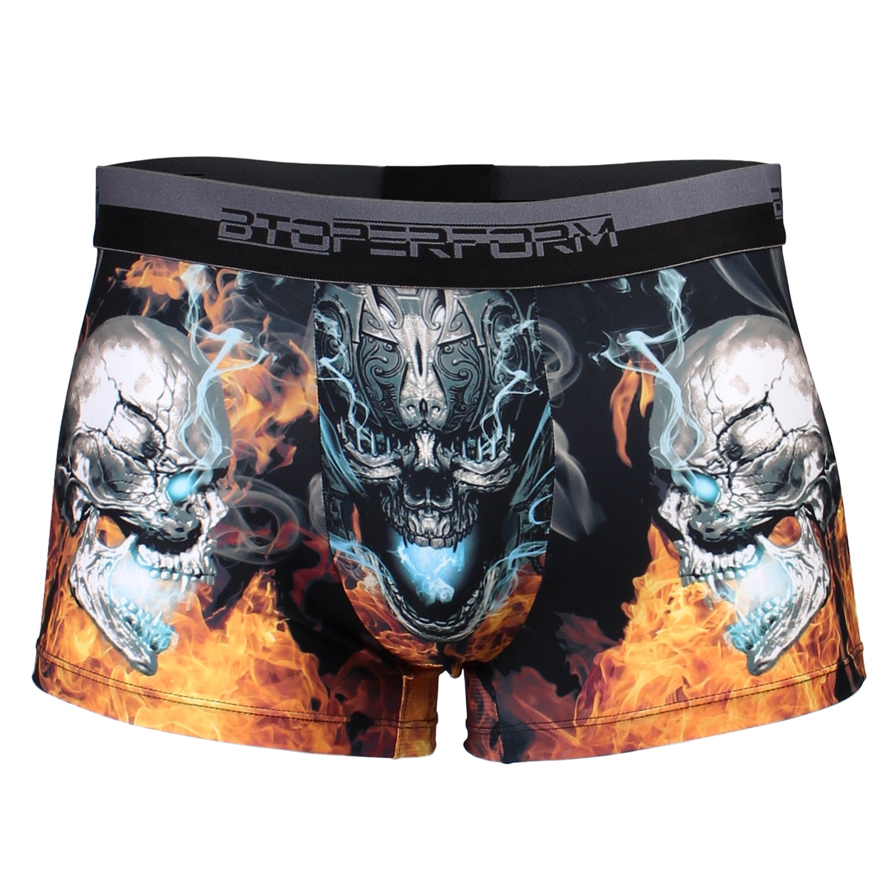 Btoperform Underwear Printed Box Underpants UB-320 HELL FIRE